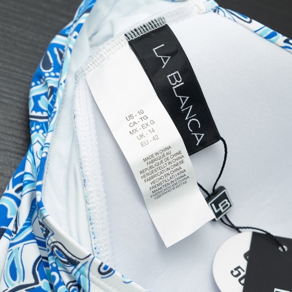 La Blanca. Beyond Haler Goddess Tankini Swim Top. - Picture 12 of 12